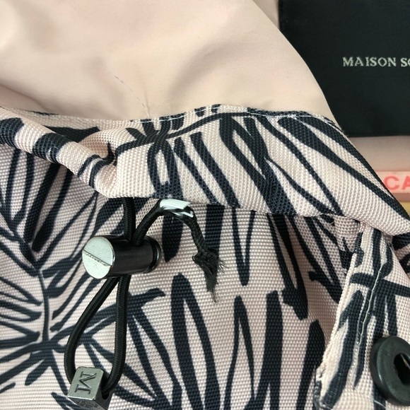 Maison Scotch Tropical Neoprene Hooded Jacket XS - Picture 12 of 14